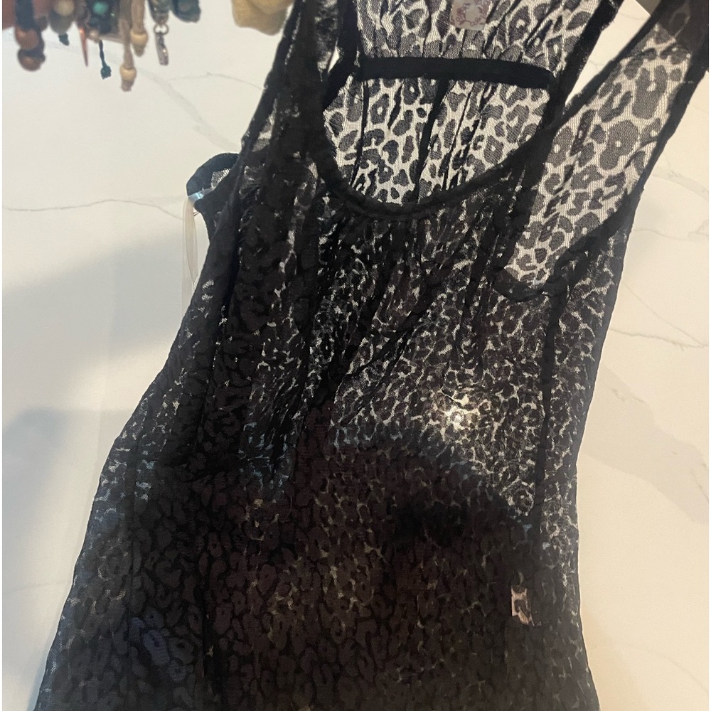 Black lacey camisole